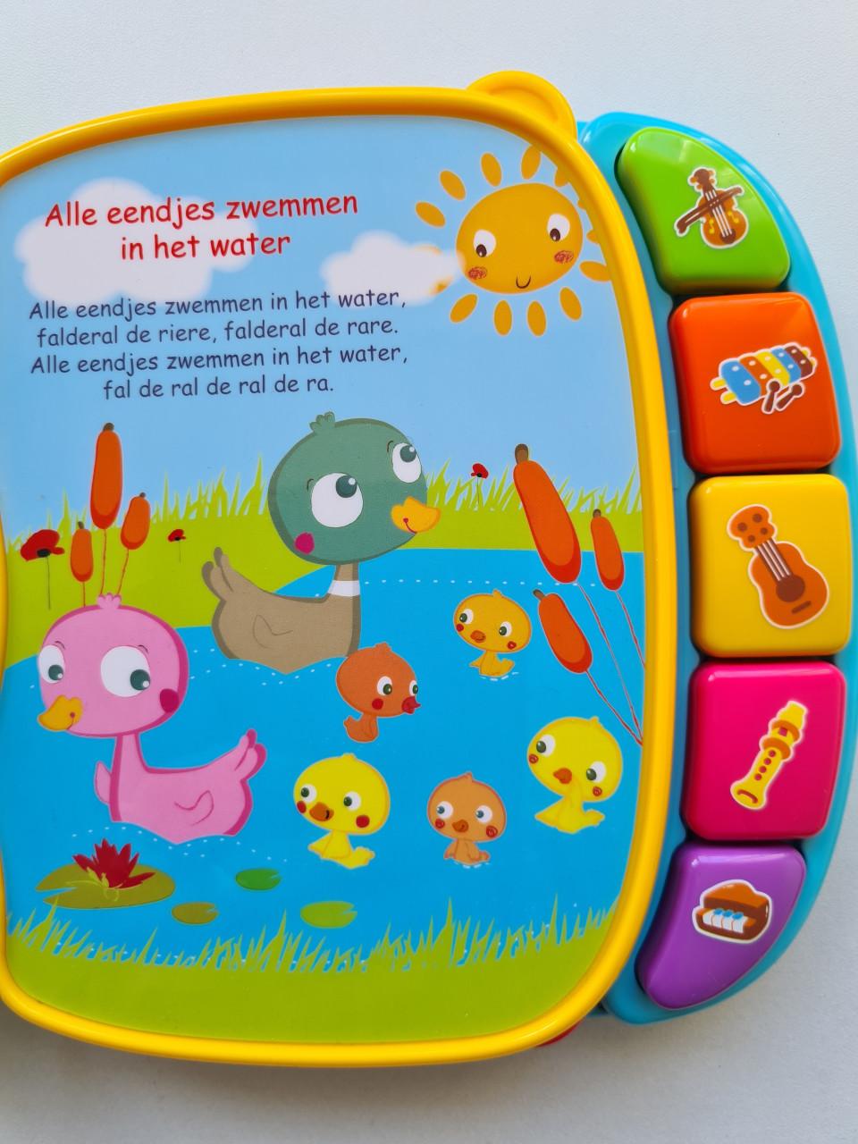 VTech Magisch Liedjesboek in de kleur blauw.  Interactief speelgoed