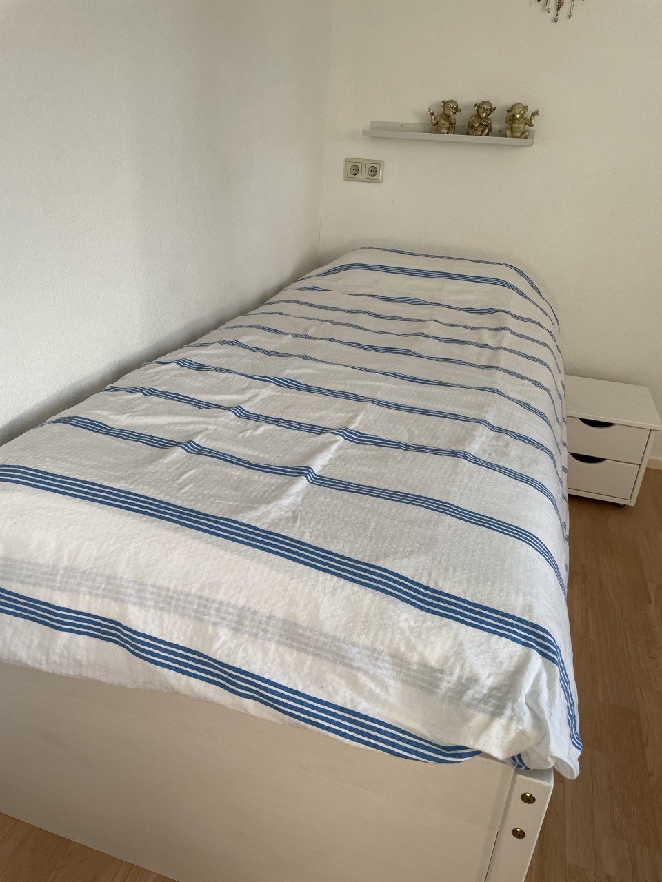 Kajuitbed grenen wit
