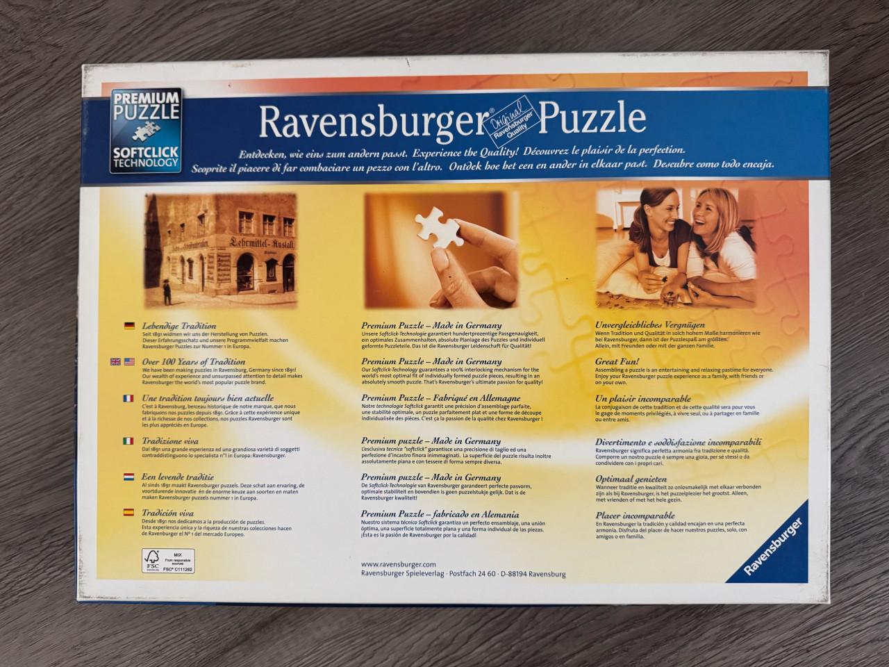 Ravensburger Disney puzzel van 1000 stukjes, 70 x 50 cm