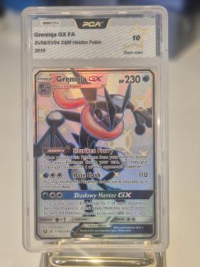 Pokemon Greninja SV56 - Hidden Fates PCA 10