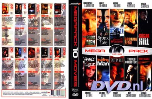 DVD Megapack10 movies ( 1 keer bekeken)