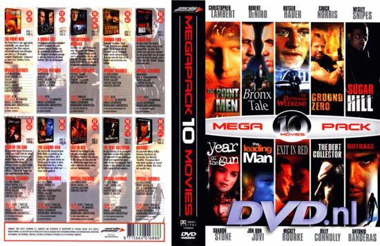 DVD Megapack10 movies ( 1 keer bekeken)