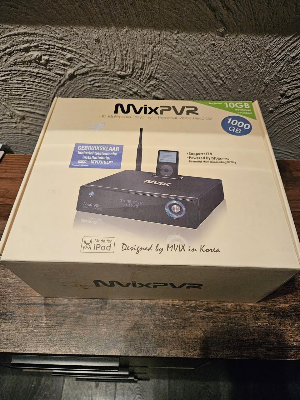 Zgan werkende MvixPVR HD Multimedia Speler - 1000GB