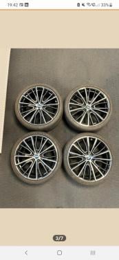 Originele 20inch BMW wielen 732M zgan