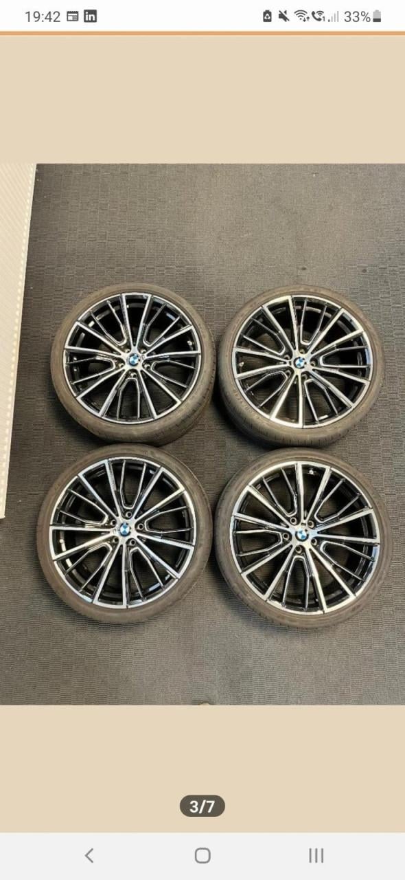 Originele 20inch BMW wielen 732M zgan