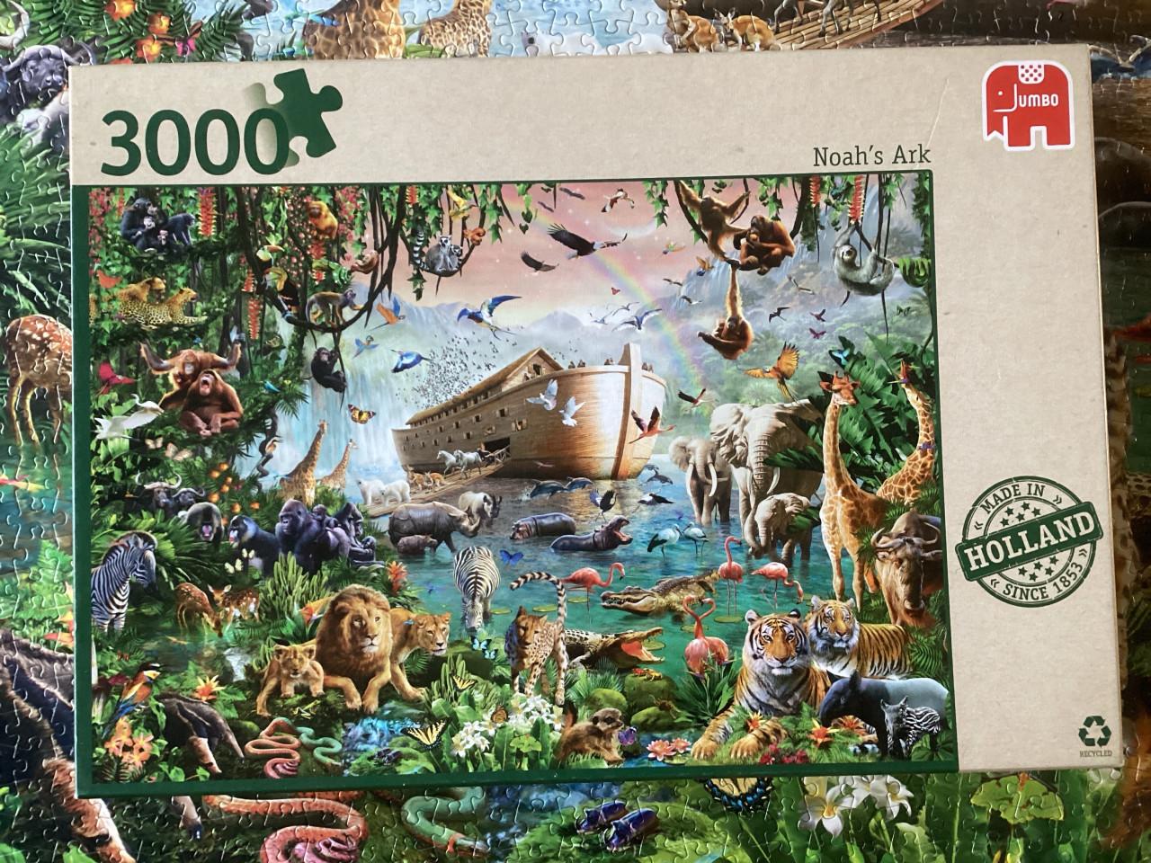 Jumbo puzzel:   NOAH’S ARK. 3000 st