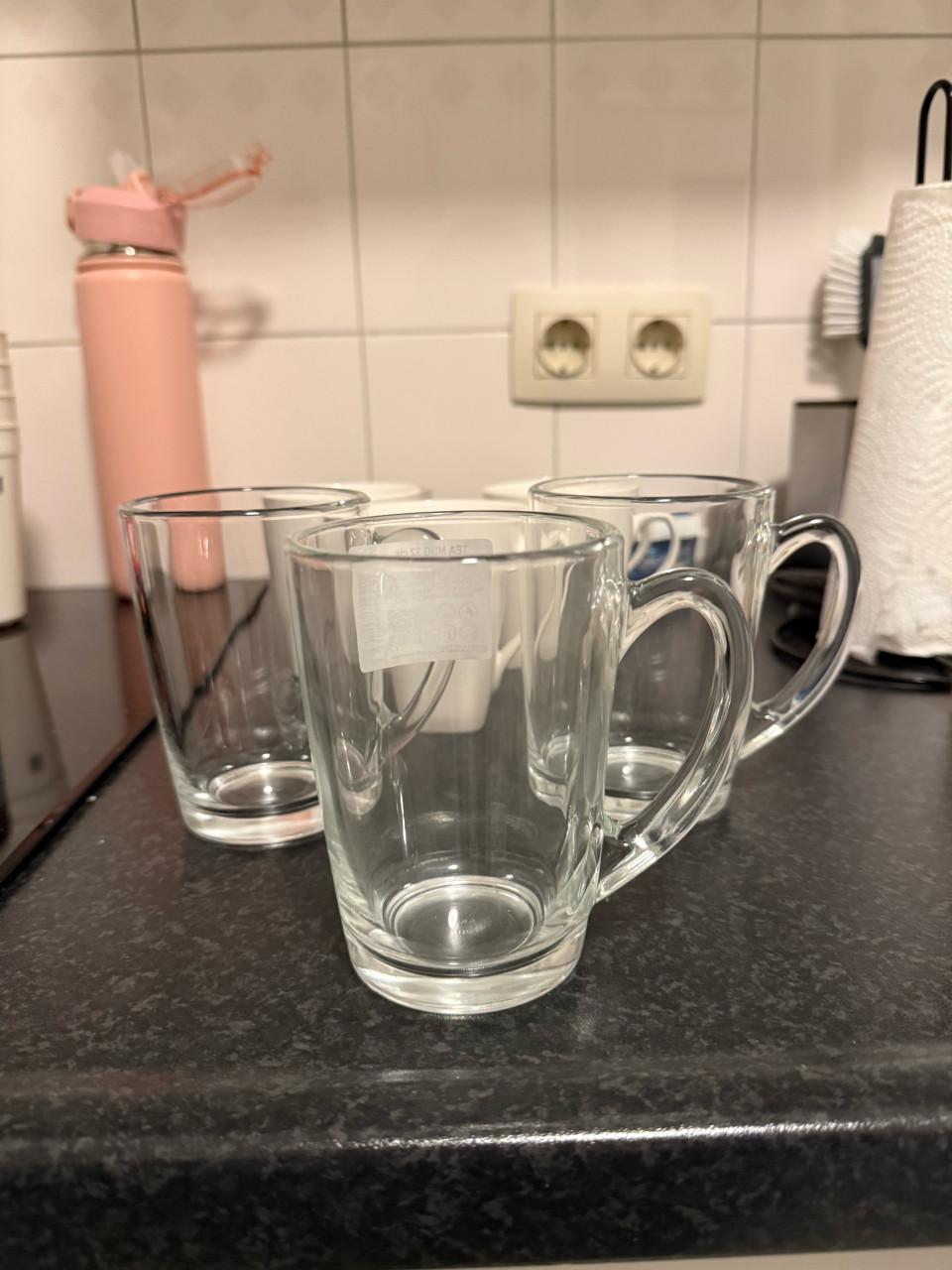 Set kopjes/theeglazen nieuw