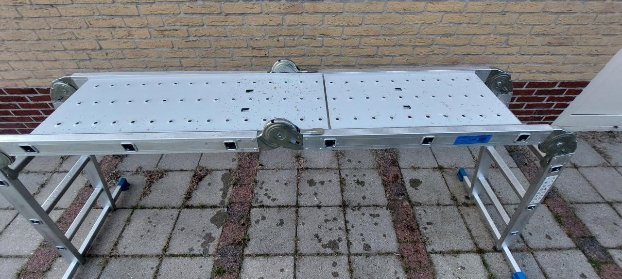 Inklapbare ladder van hoogwaardig aluminium