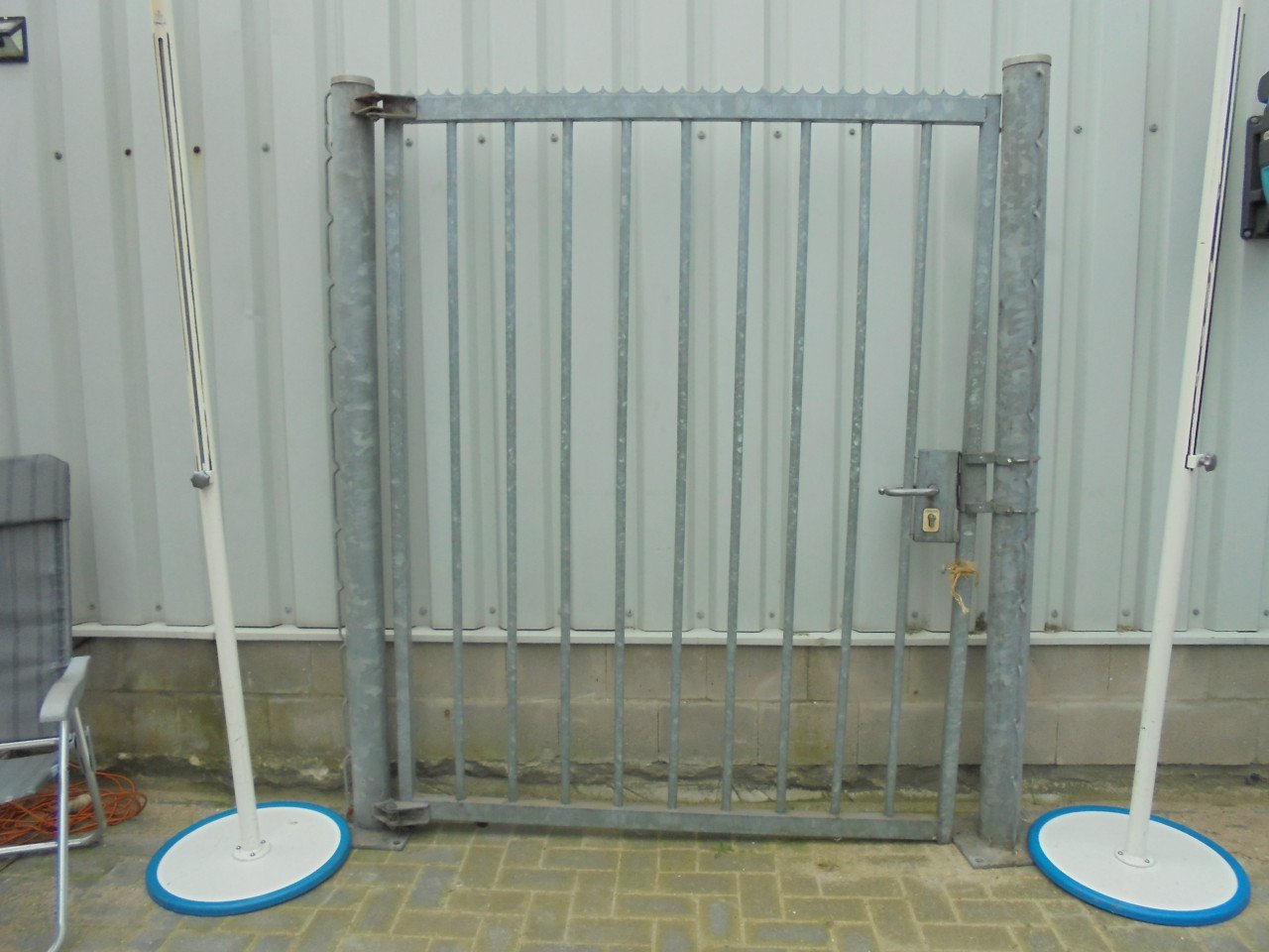 Toegang Poort gegalvaniseerd compleet