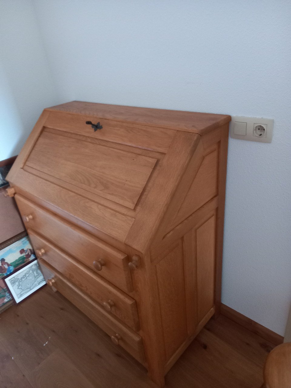 Bureau van Eiken hout