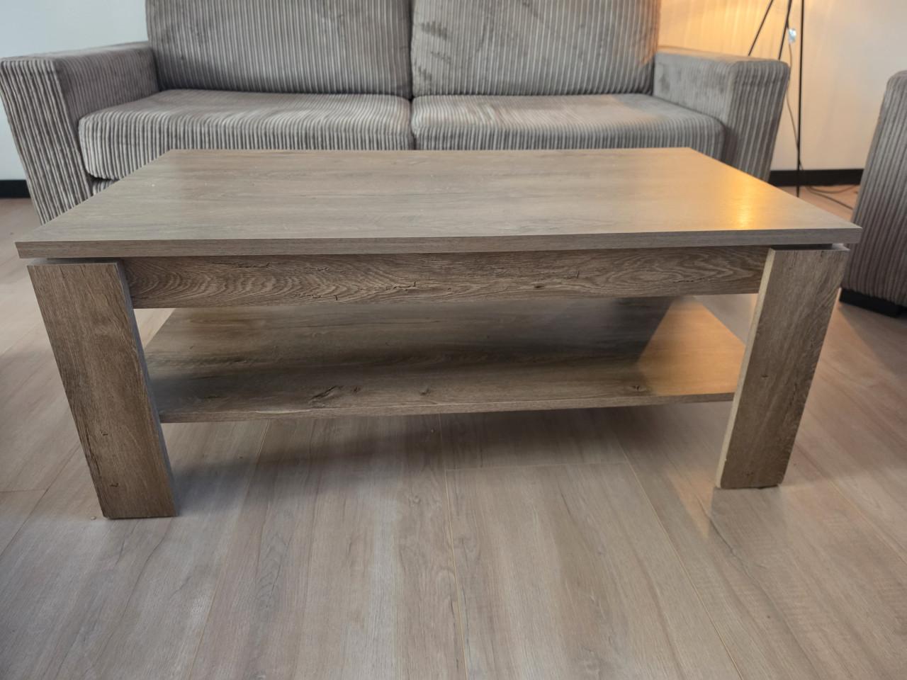 Couch + armchair + coffee table + tv table
