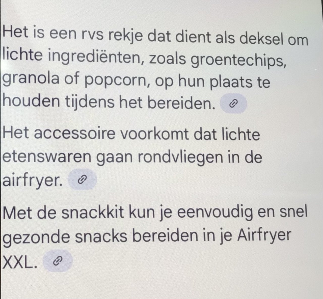Philips HD 9954/01Airfryer Snackpakket