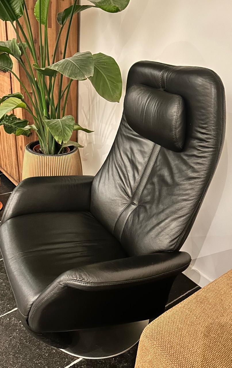 Zeer mooie zwarte elektrische relax fauteuil