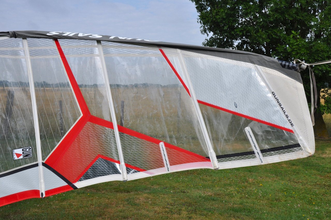 Set van 4.5 en 5.3m2 GunSails Wave MC zeilen