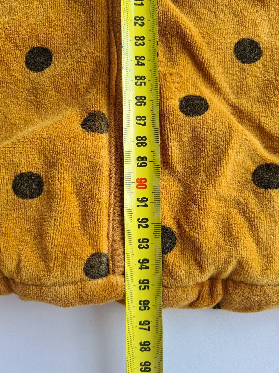 2 X mosterdgeel  slaapzak met afritsbare mouwen Hema  Mt 86-104 samen €5