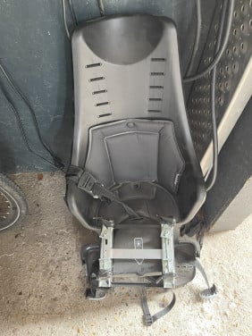 Kinderzitje fiets Bobike inclusief de bagageddragerklem