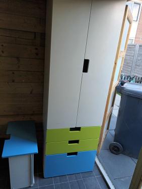 Ikea kledingkast Stuva