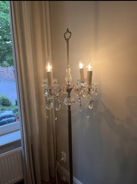 Staande lamp kroonluchter Maria theresia
