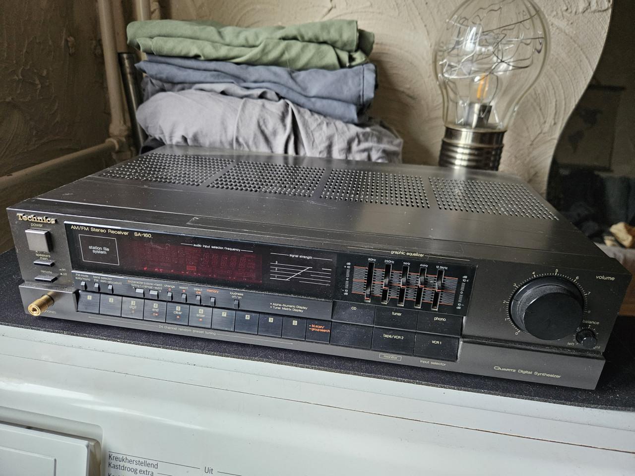 Mooie werkende Technics SA-160 Stereo Receiver - Goed Werkend!