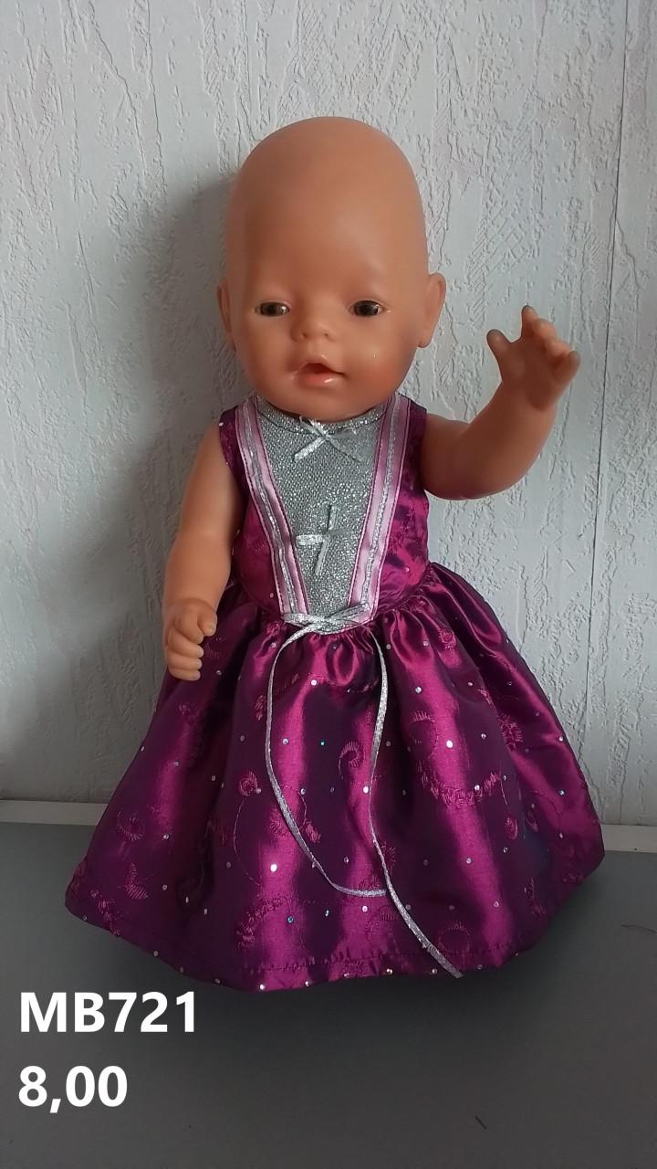 Poppenkleertjes baby born. Feestjurk. Opbrengst KiKa.