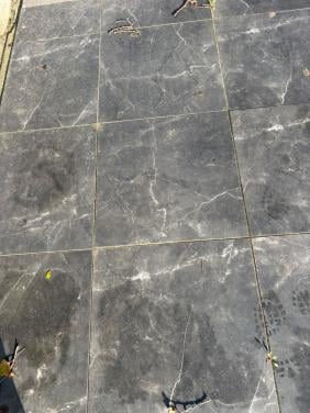 Partij keramische tegels Lucca Black 60x60x4