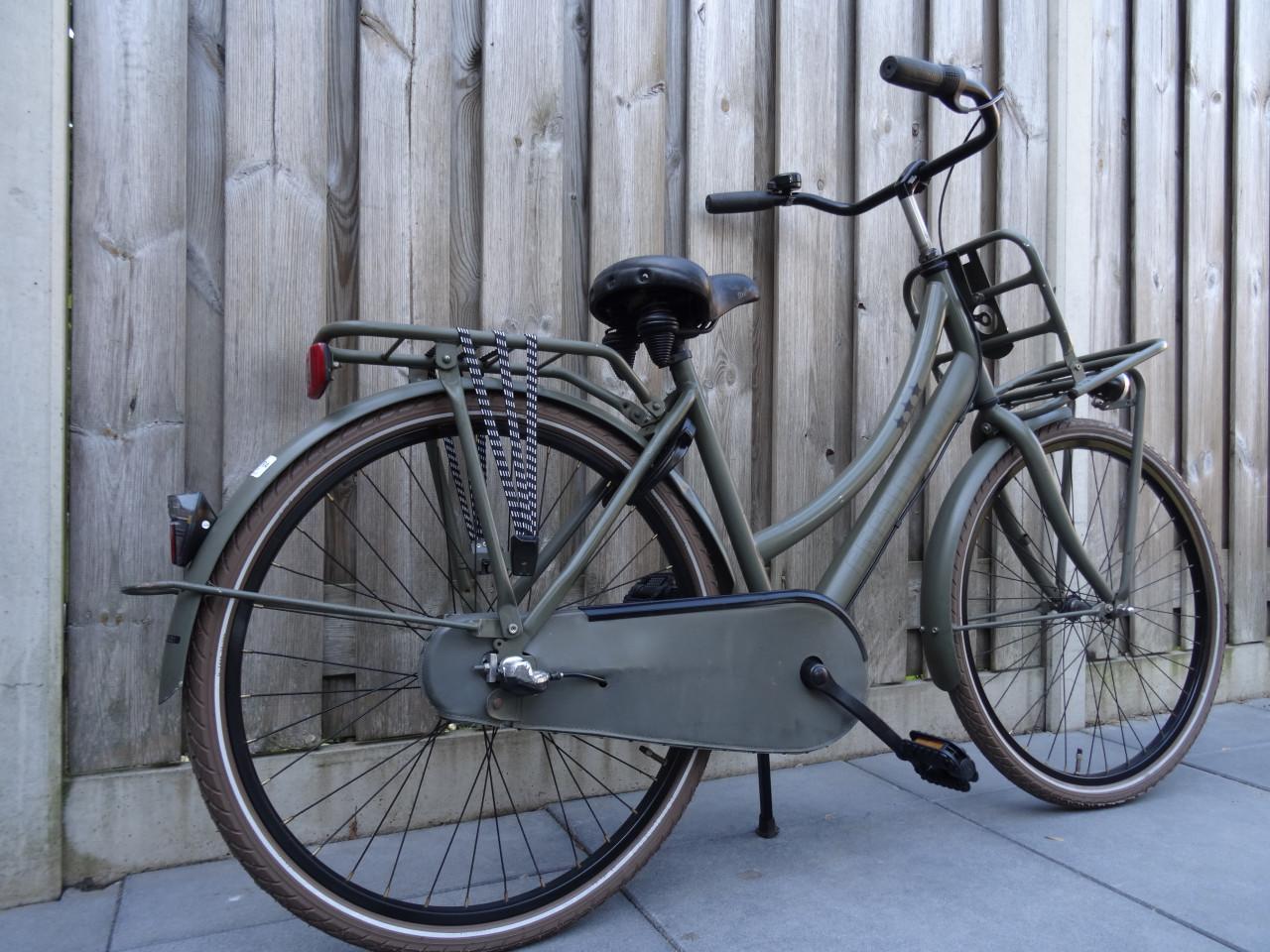 🚲 Cortina U4 Transport Meisjesfiets – 26 inch – Stone Bridge Matt
