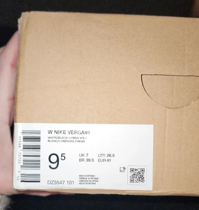 Nike Air Zoom Versair Blanc Cyber Volt Noir sneakers