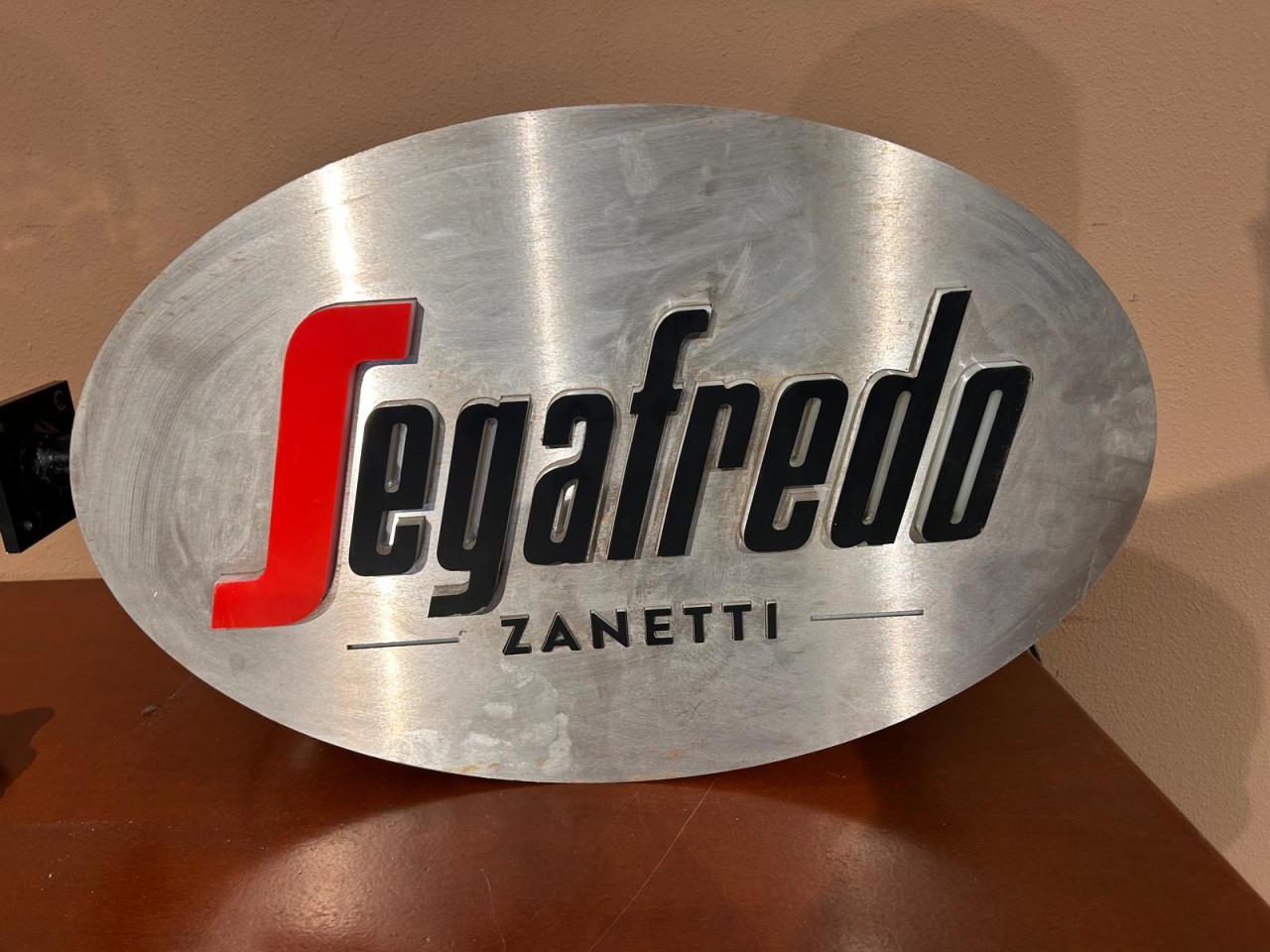 Unieke Originele Segafredo Zanetti Horeca Lichtbak voor aan de gevel