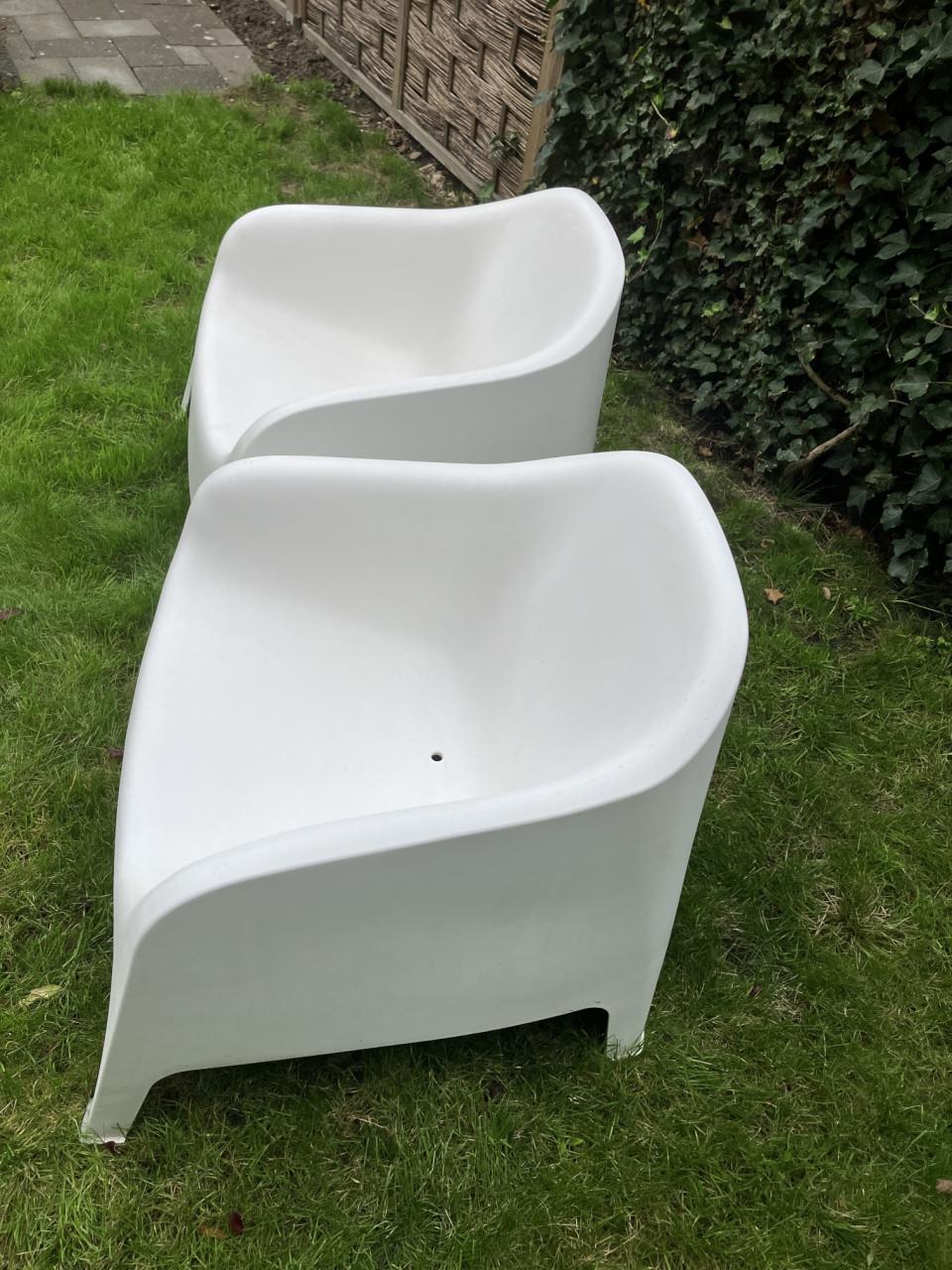 Twee tuinstoelen