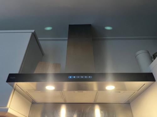 Afzuigkap wand Etna 90 cm breed