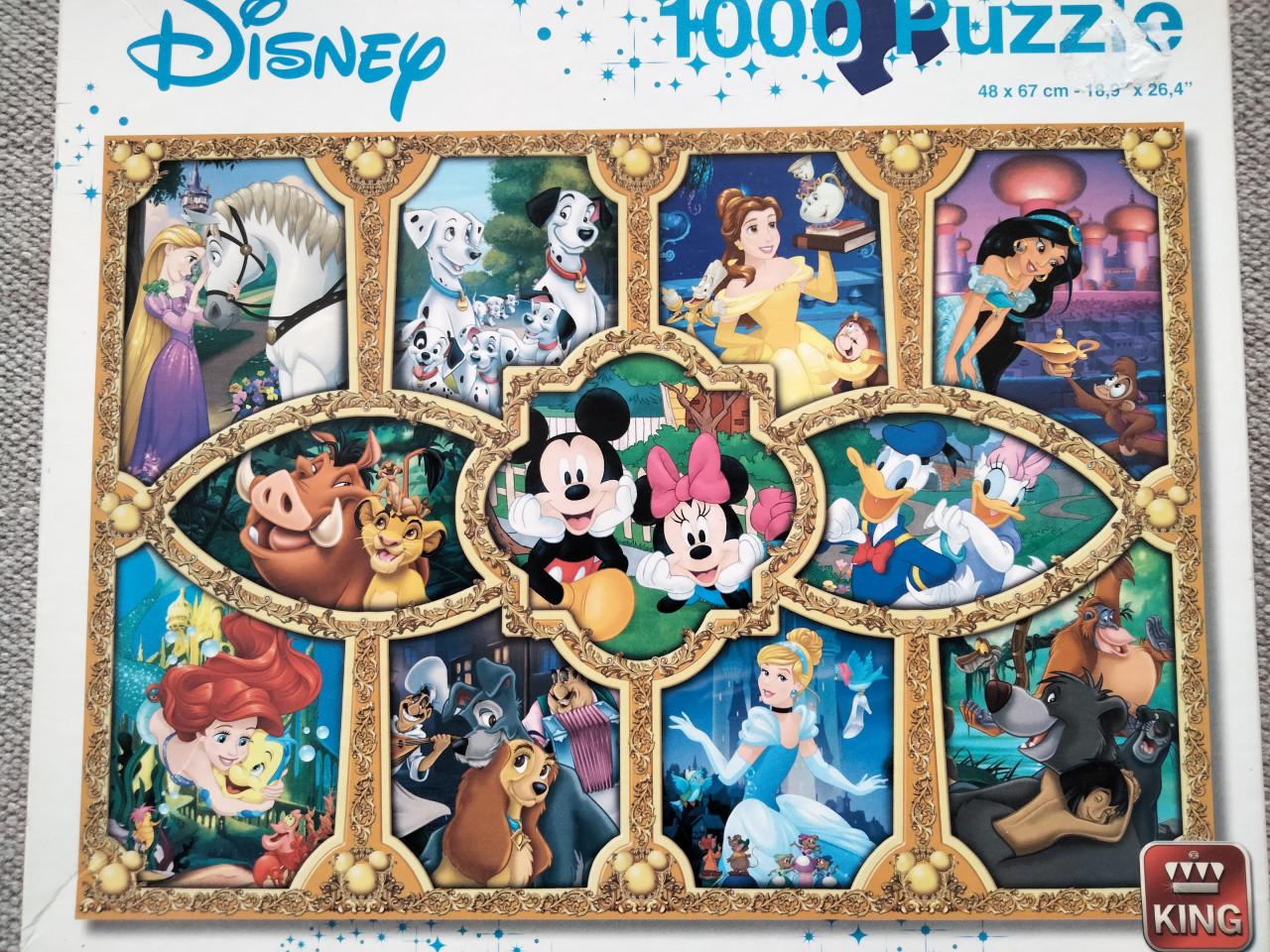 Disney legpuzzels 1000 stukjes