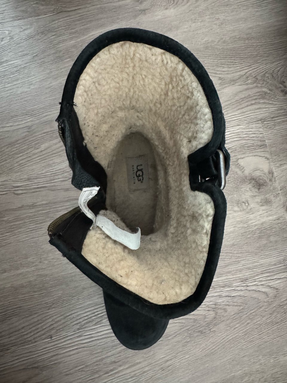 Zwarte vachtlaarzen van UGG in maat 42