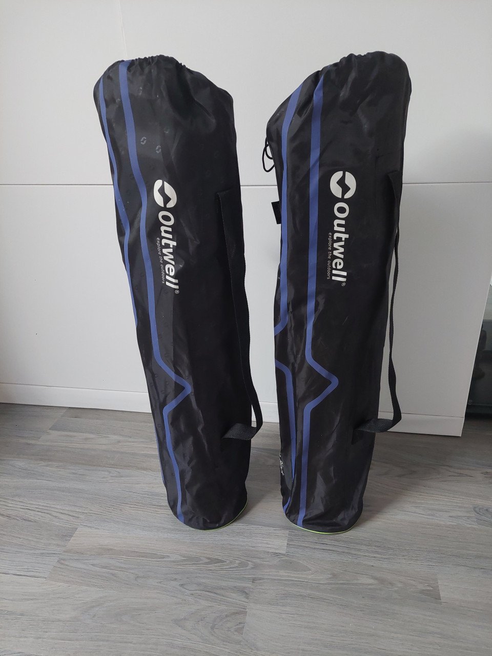 2x Opvouwbare camping stoelen