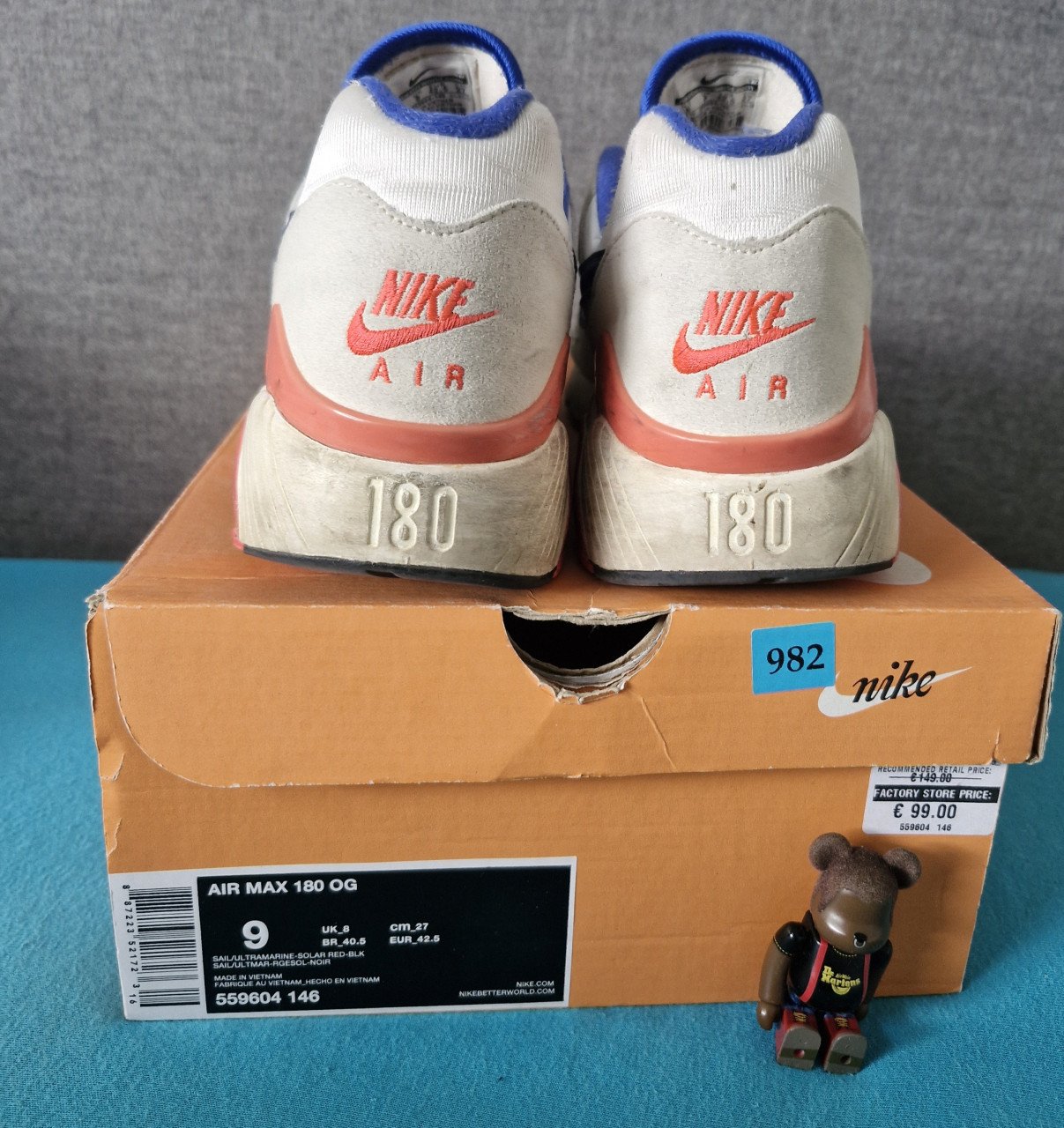Nike Air 180's uit 2012 maat 42.5