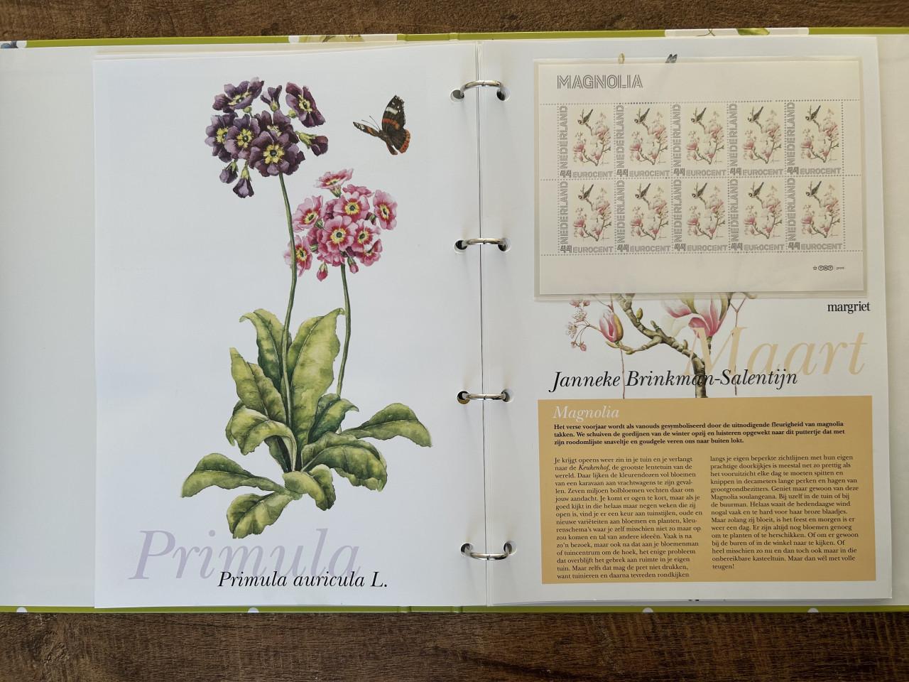 Postzegel album Bloemenpracht