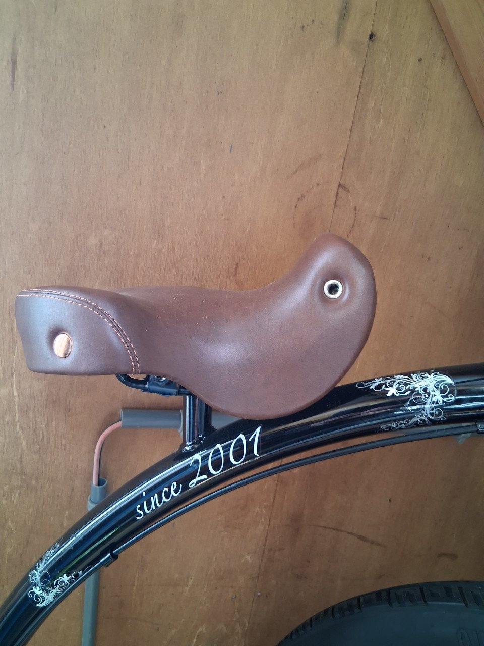 Retro hoogwiel fiets
