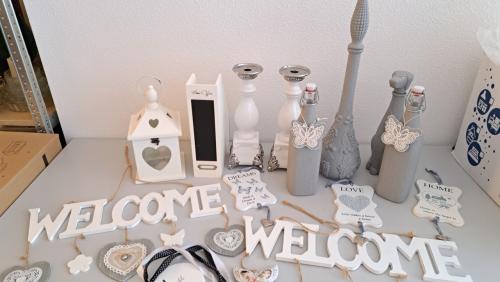 Witte decoratieartikelen