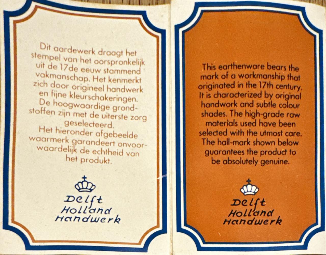 Set van 3 keramische vazen – Delft Holland Handwerk– Plateelbakkerij Flora
