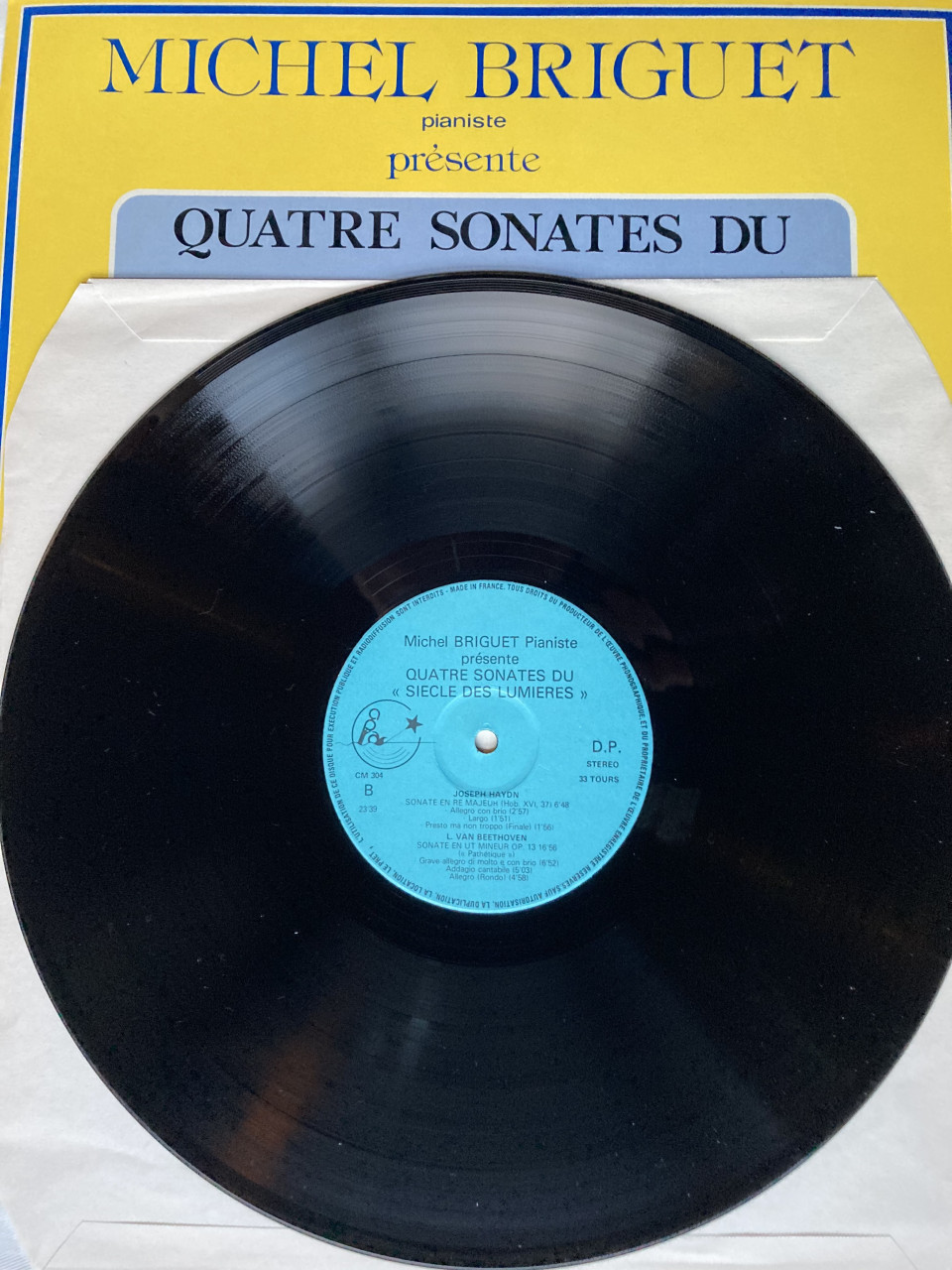 Bach Mozart Haydn Beethoven Michel Briguet Quatre Sonates