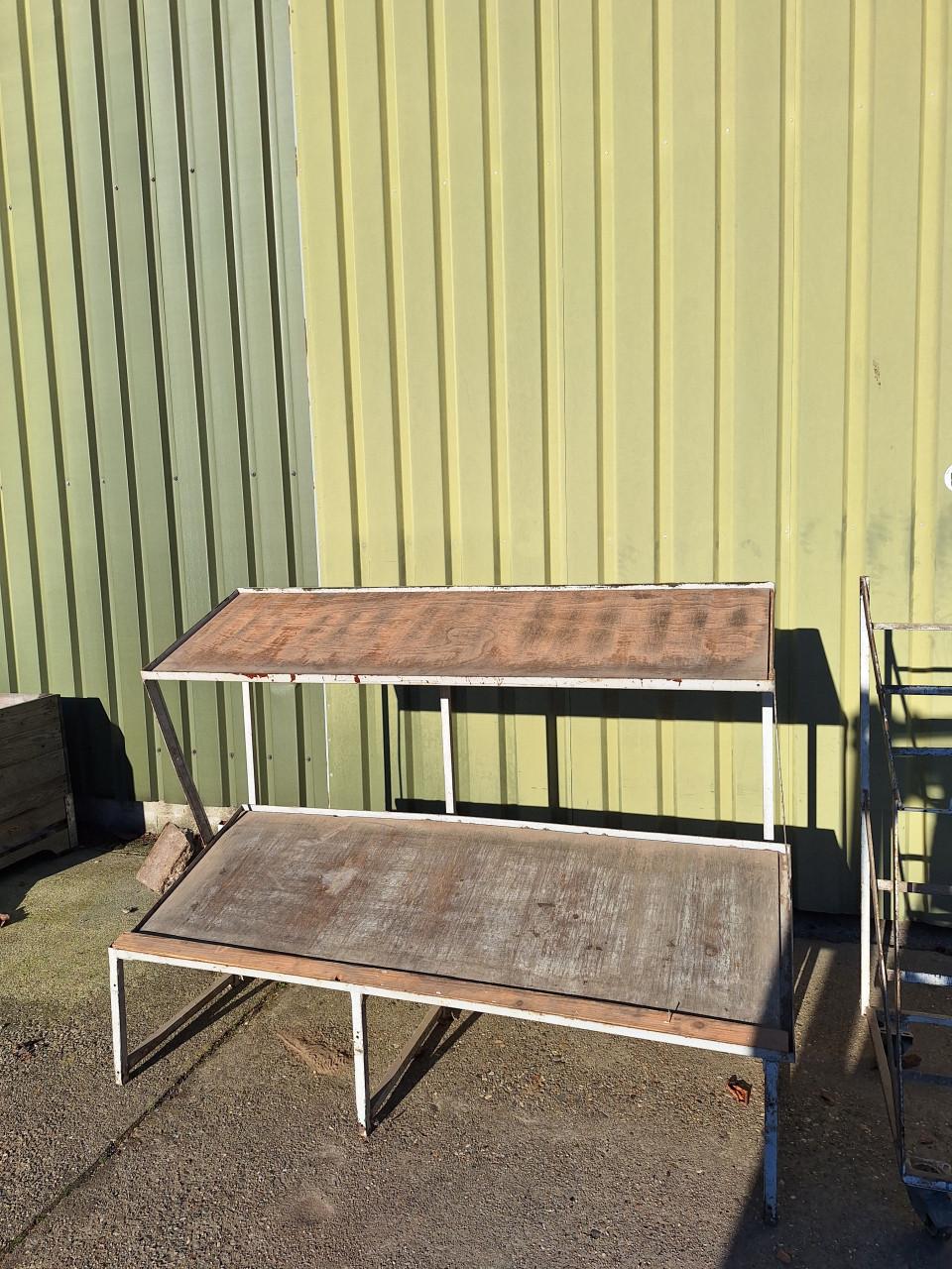 Rekken voor fruitkistjes