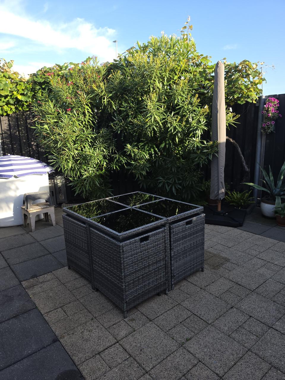 Tuinset copleet