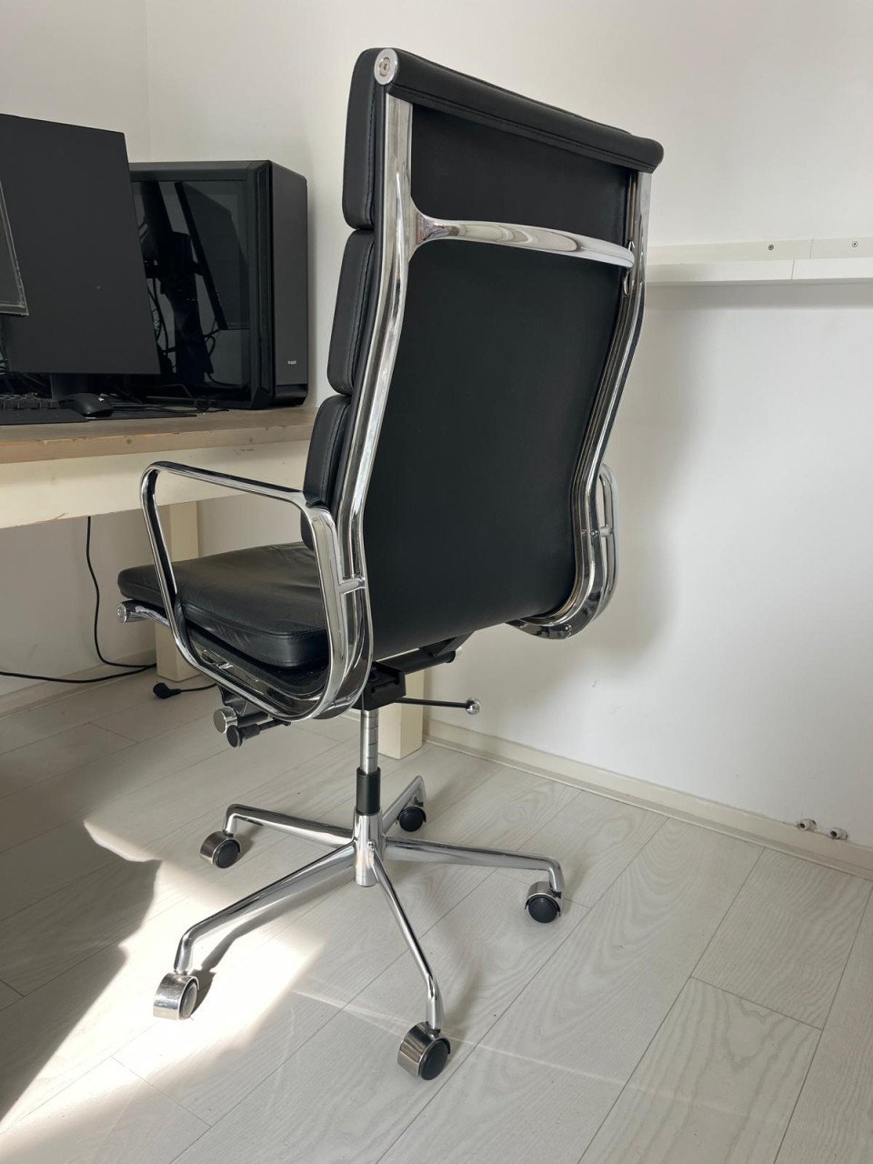 Luxe lederen bureaustoel