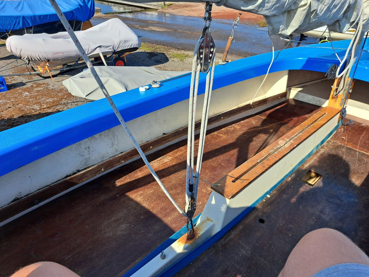 Flying arrow schakel 5.60 met trailer en motor