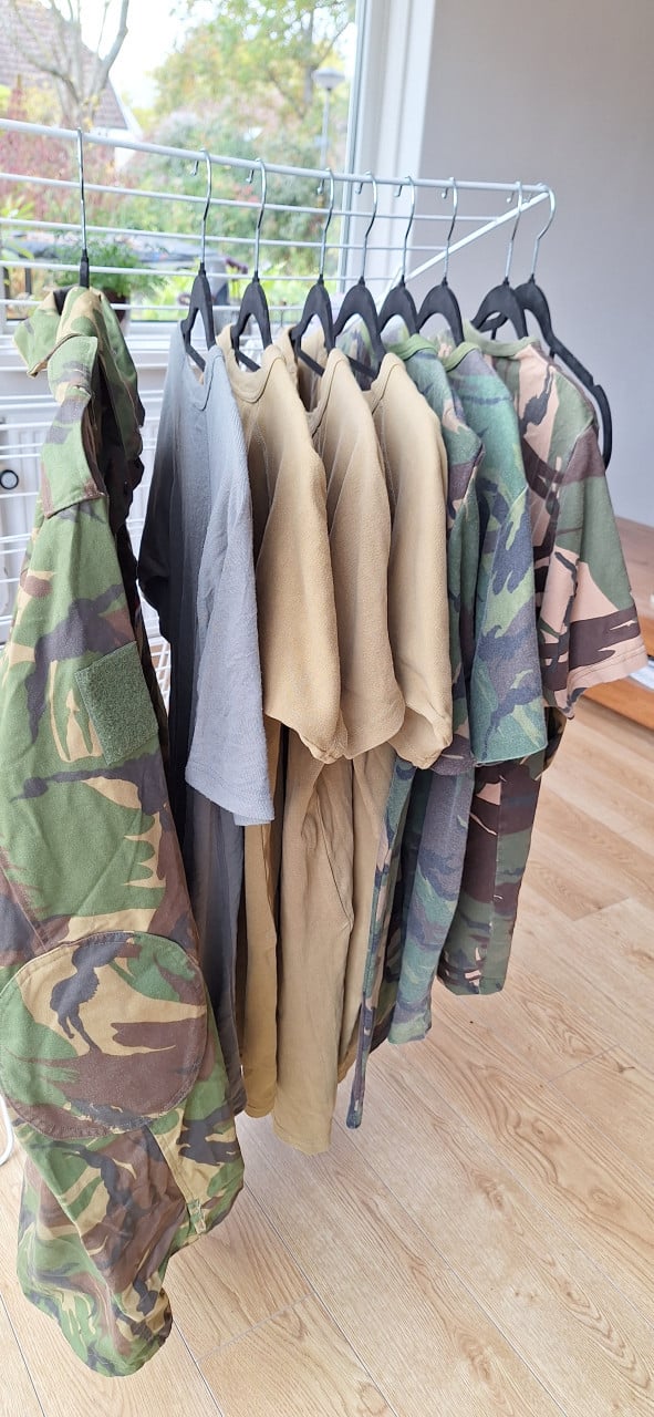Camouflage kleding pakket maat L heren