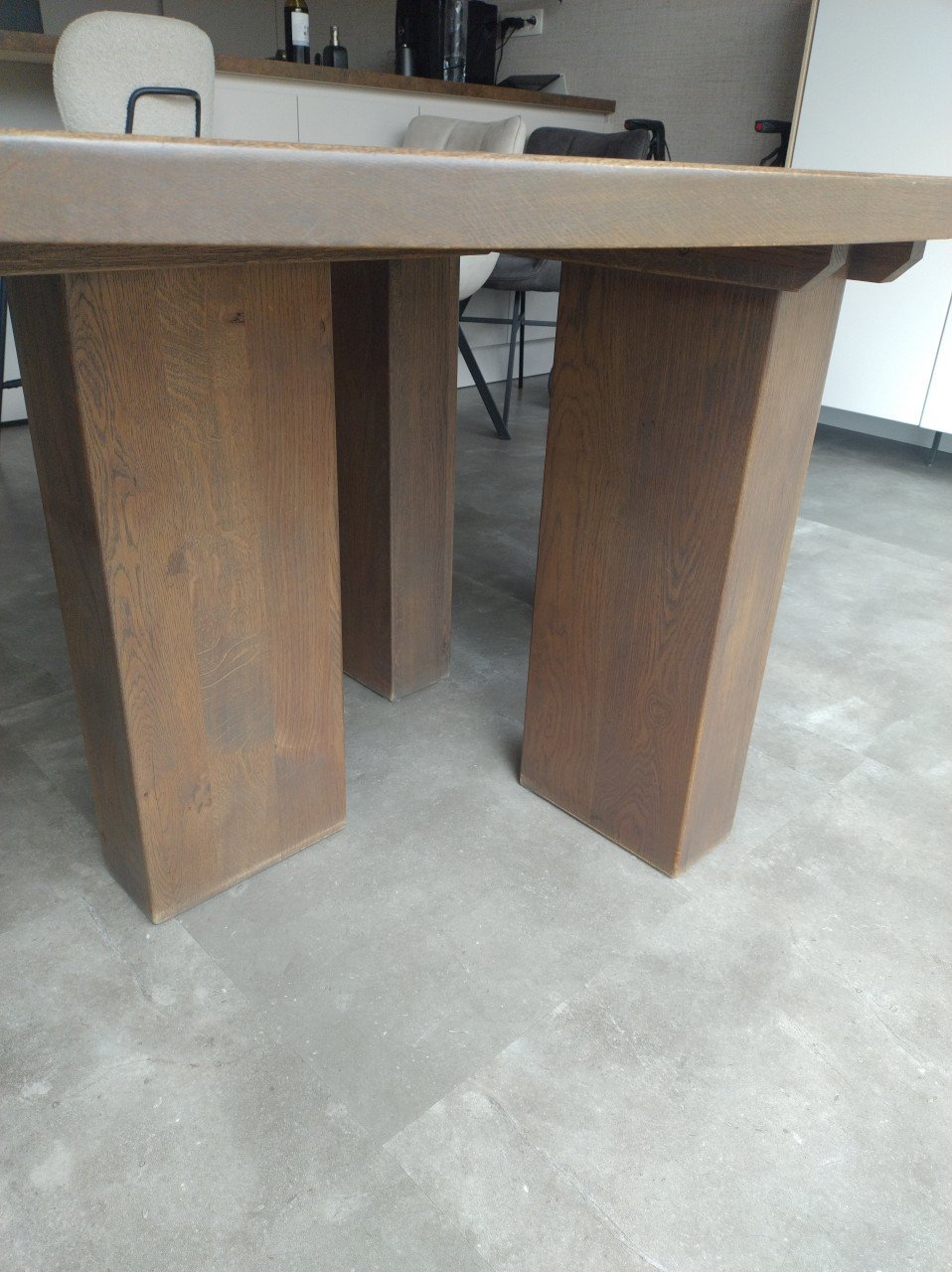 Eiken eettafel