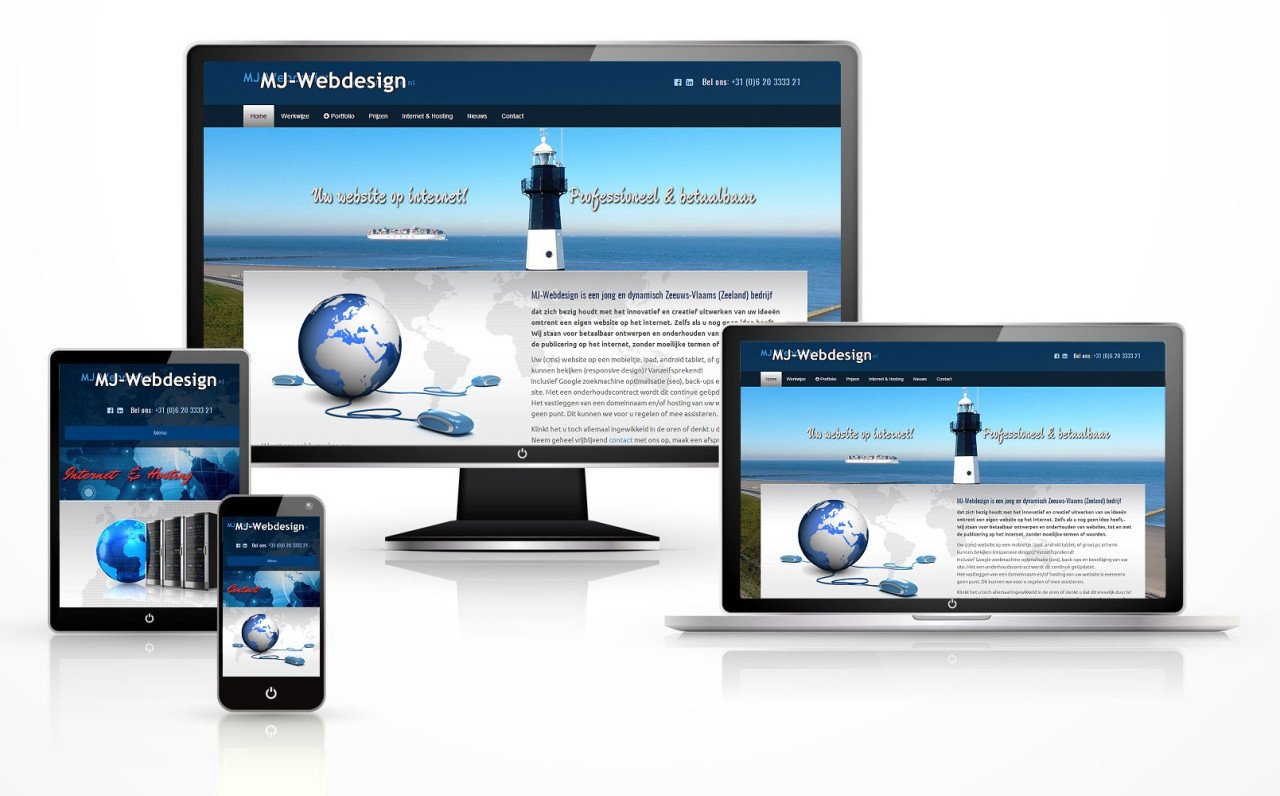 Heeft u een website nodig? MJ-Webdesign helpt u graag verder!