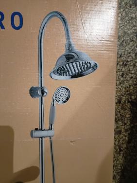 Retro regendouche - zilver