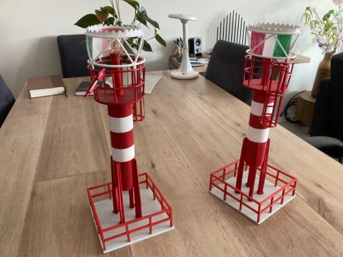 Sector licht op het nollehoofd