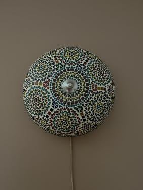 Mooie “Oosterse” wand/plafondlamp
