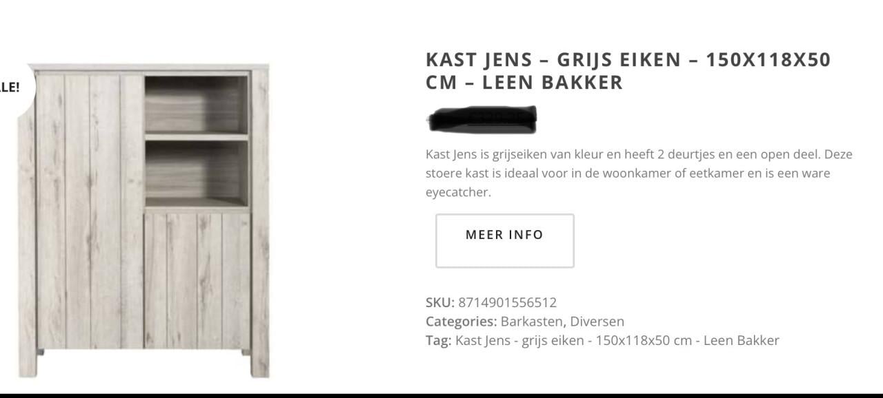 Tv kast en gewone kast